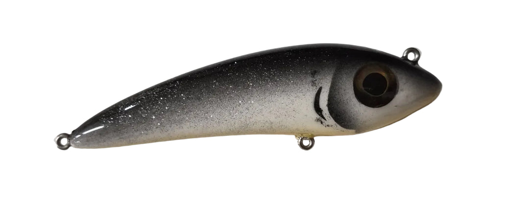 Fishion Lures Early Fishions Hybrid Jerkbait 14cm Silver Black Roach- Demo Model