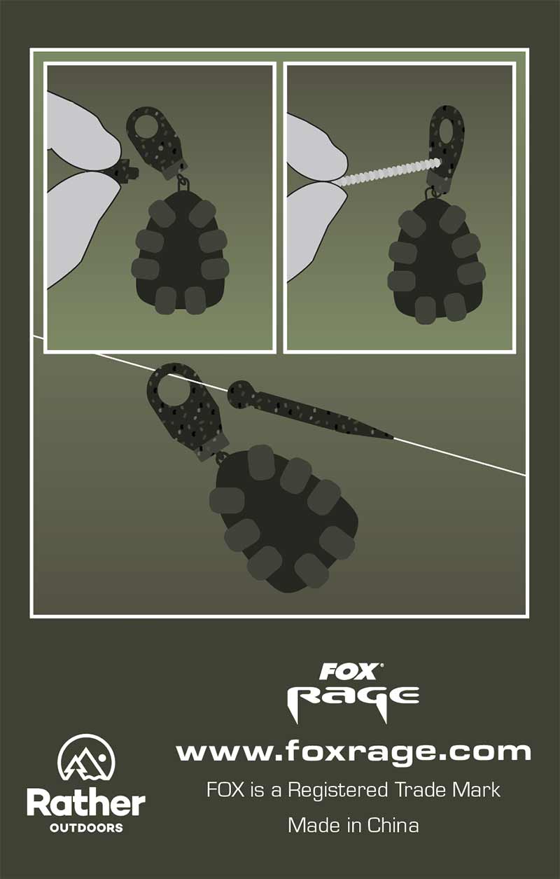 Fox Rage Predator Camo Deadbait Pop-Up Weights