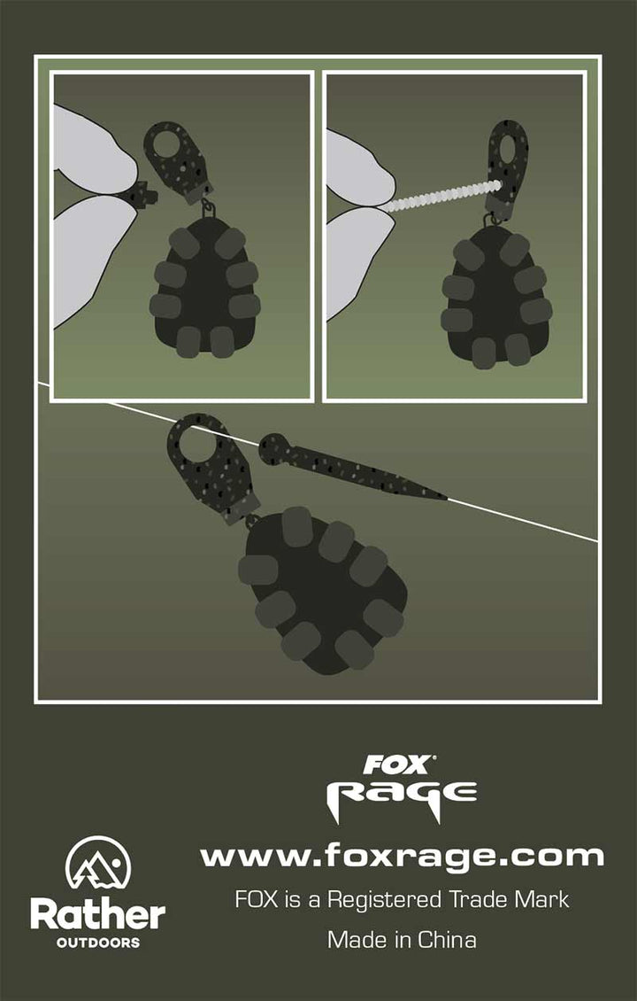 Fox Rage Predator Camo Deadbait Pop-Up Weights
