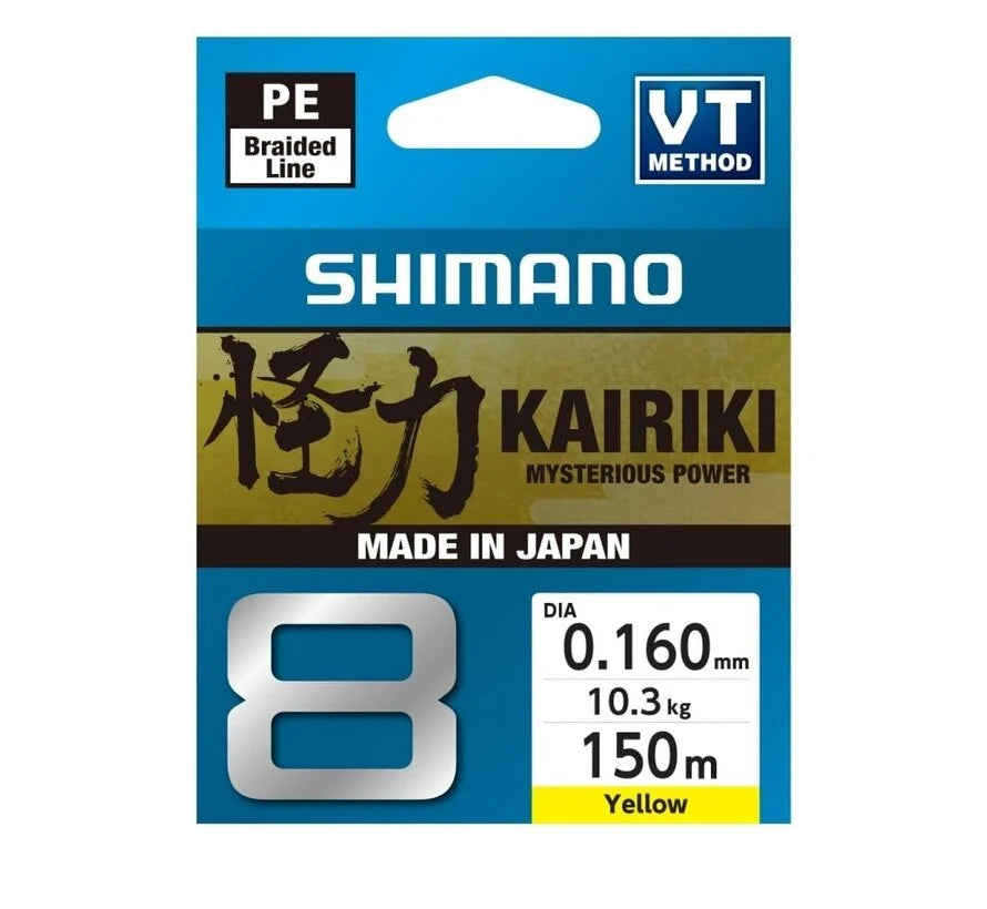 Shimano Kairiki 8 Yellow - 150m