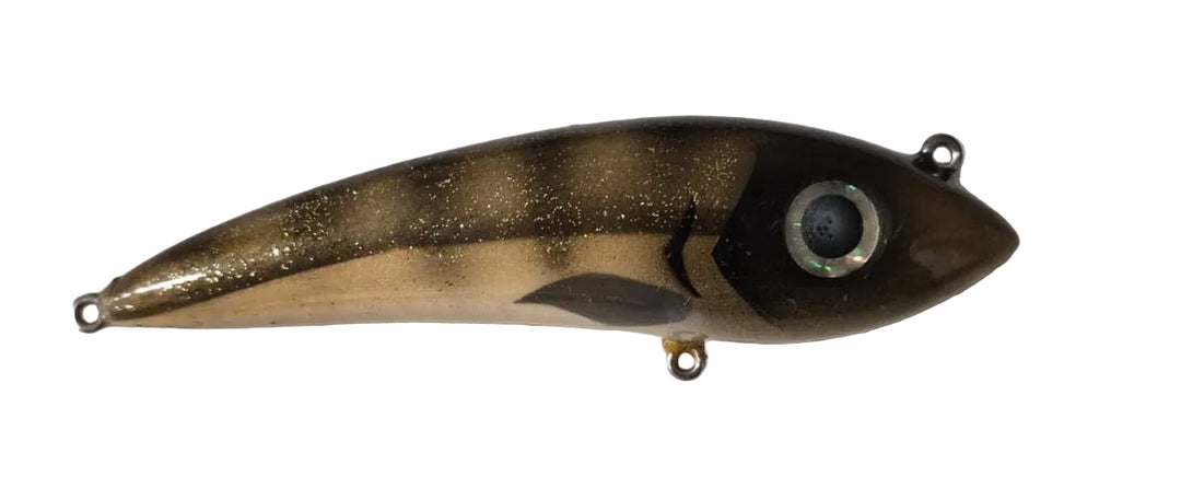 Fishion Lures Early Fishions Hybrid Jerkbait 14cm Sparkly Zander - Demo Model