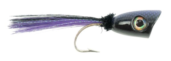 Double Barrel Baitfish Popper XL Black/Purple