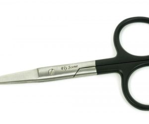 Fly Scene Black Tungsten Carbide Hair Scissor Straight 4 1/2inch