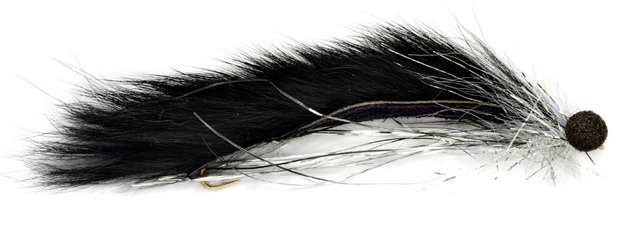 Fulling Mill Rob's Booby Black/Silver Snake Fly 7cm