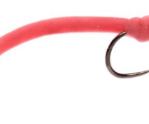 Fulling Mill Pink Hot Head Squirmy Barbless #16