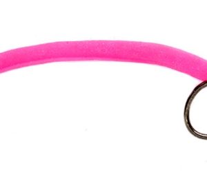 Fulling Mill Squirminator Hot Pink Hot Head Jig Barbless #16
