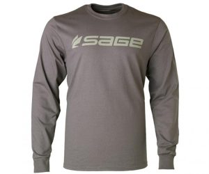 Sage Logo Tee Long Sleeve Charcoal