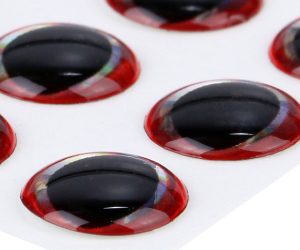 Ultra 3D Epoxy Eyes Red 20pc 5mm