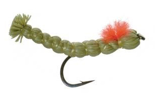 Umpqua Inchworm Fluo Green #12