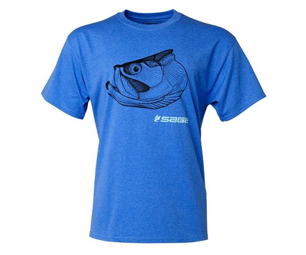 Sage Tarpon T-Shirt Heather Blue