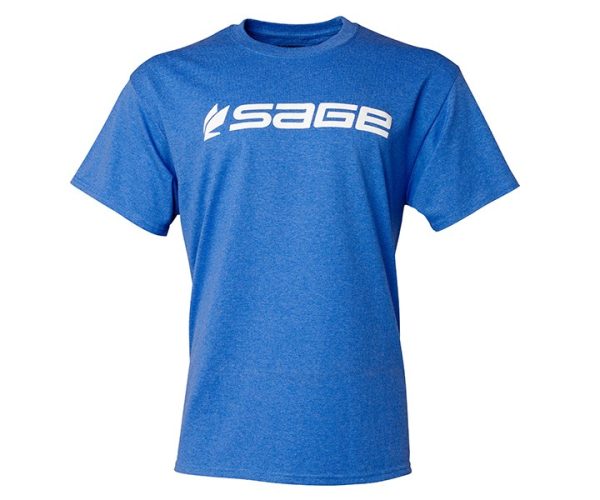 Sage Logo T-Shirt Heather Blue