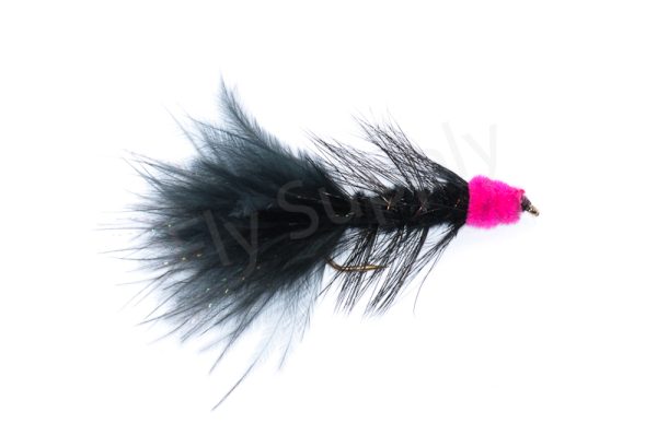 Euro Flies Egg Sucking Leech Black #6