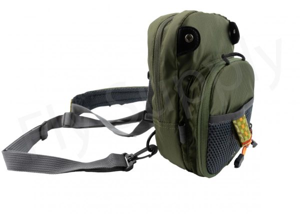 Euro Flies Vertical Chest Pack Olive