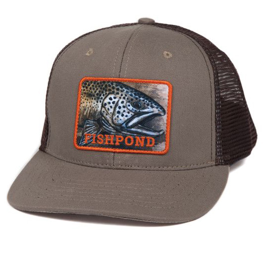 Fishpond Slab Trucker Hat Sandstone Brown