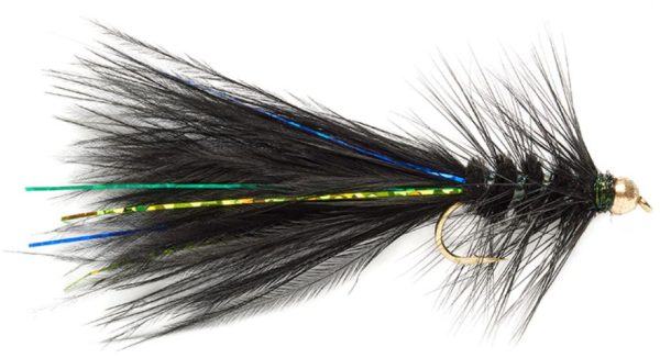 Fulling Mill McPhail Blueflash Damsel Black #12