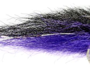 Fulling Mill Salty Mullet Black & Purple #2/0