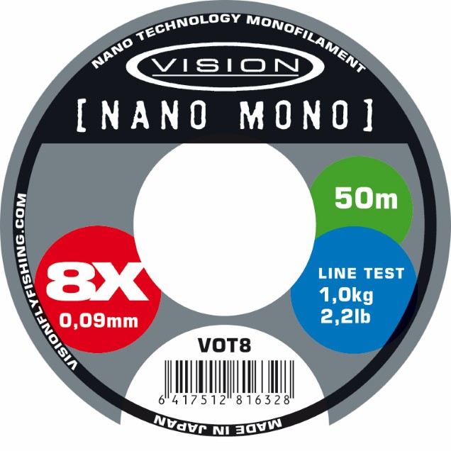 Vision Nano Mono Tippet 0X - 0.28mm - 50m