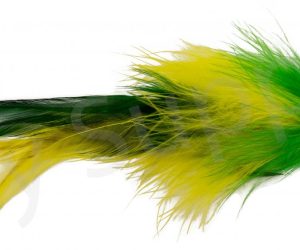 Pike Feather Green/Yellow Streamer #6/0