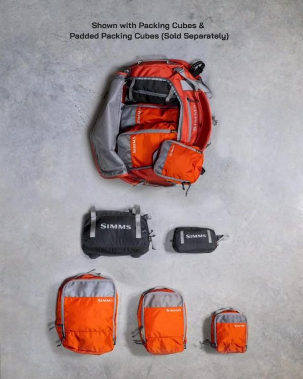 Simms GTS Packing Pouches 3 pack Simms Orange