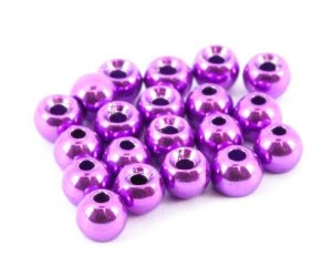 Tungsten Beads Purple Metallic 25pc 2,3 mm