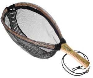 Vision Green Wooden Landing Net With Measure