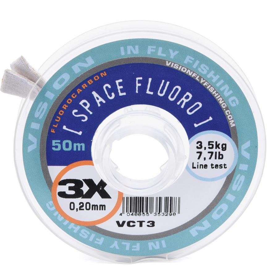 Vision Space Fluoro Tippet 0X - 0.28mm - 50 mtr