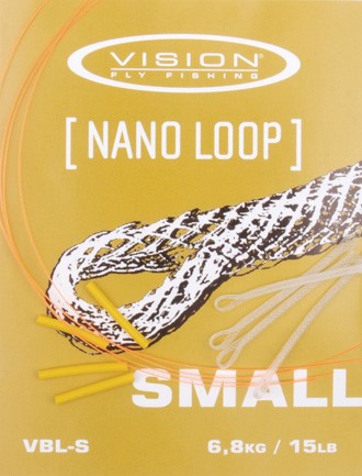 Vision Nano Braided Loops 4pc Medium - WF Line #6-8