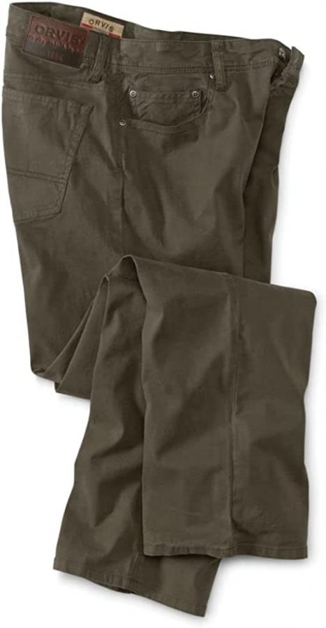Orvis 5 Pocket Stretch Twill Pant Olive –
