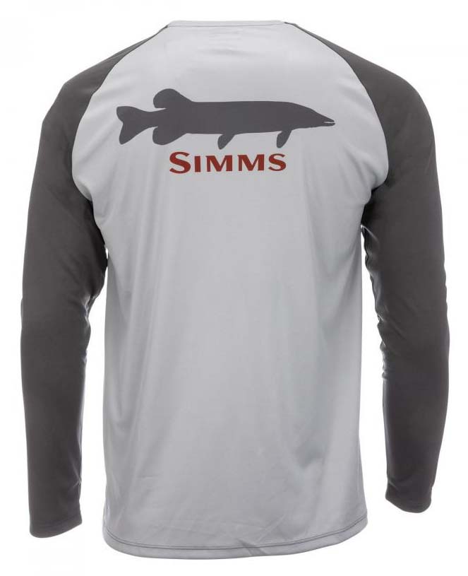 Simms Henry's Fork Crew Navy Heather – Smartlures.nl