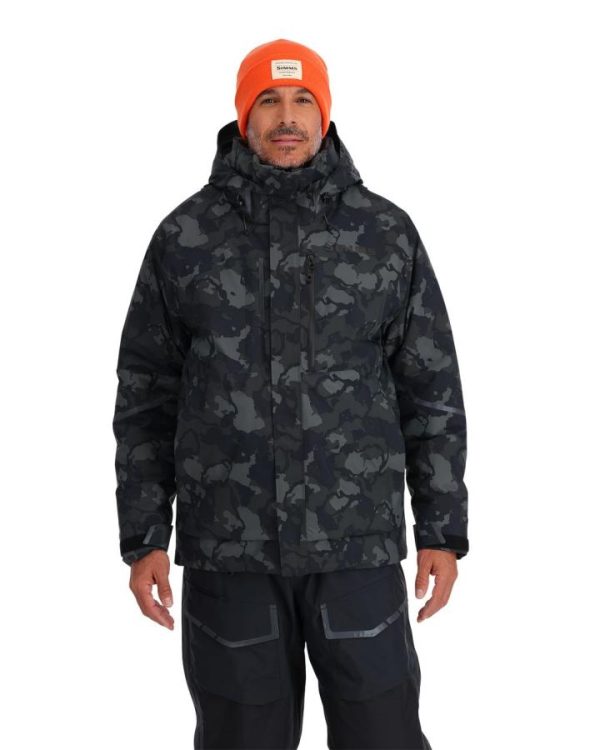 Simms Challenger Insulated Jacket Regiment Camo Carbon –