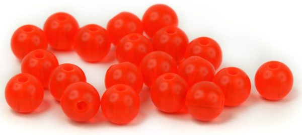 Fluo Salmon Red - 6mm