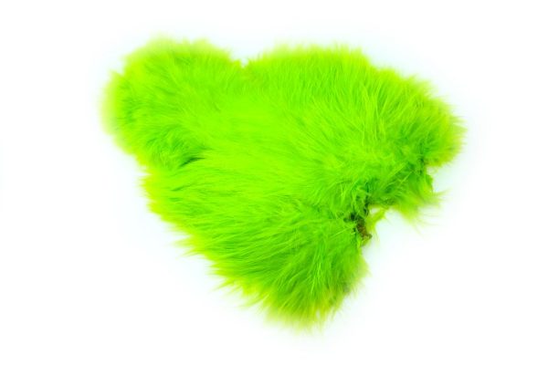 White Dyed Fluo Green Chartreuse