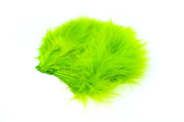 White Dyed Fluo Green Chartreuse