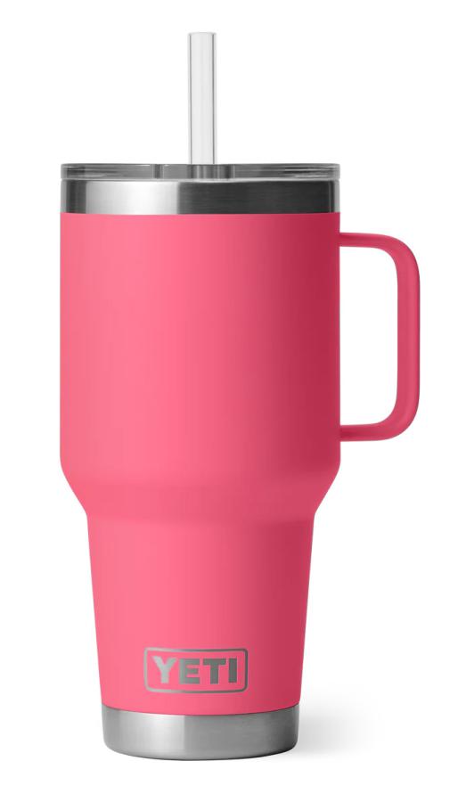 YETI Rambler 35oz Straw Mug Tropical Pink