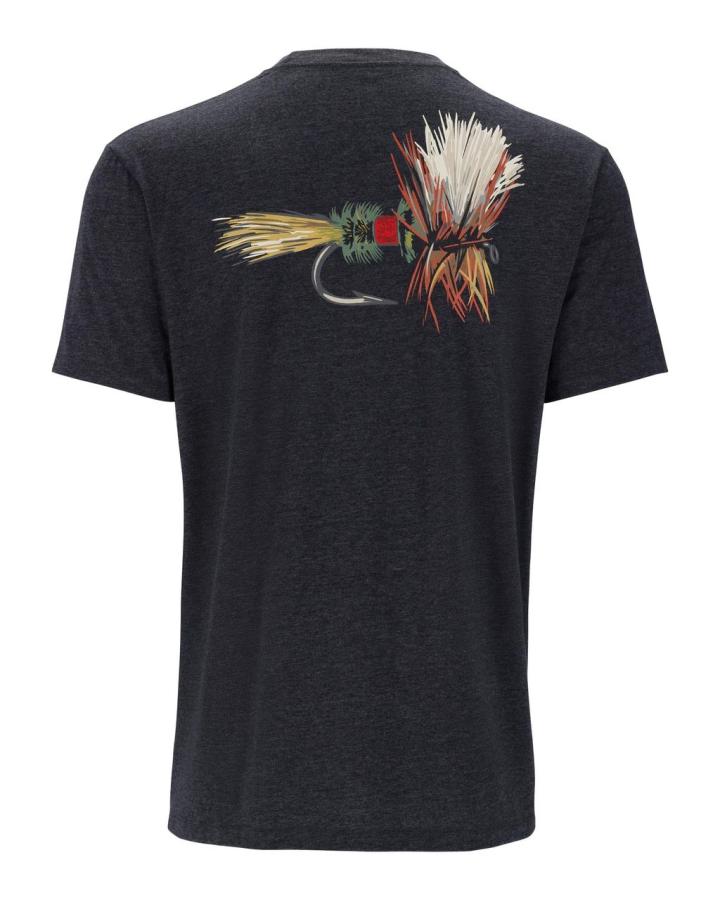 Simms Let It Fly T-Shirt Charcoal Heather