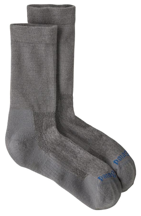 Patagonia Merino Wool Blend Crew Socks Feather Grey