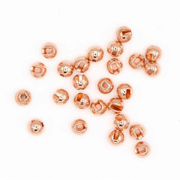 Fly Scene Tungsten Slotted Beads Copper 25pc