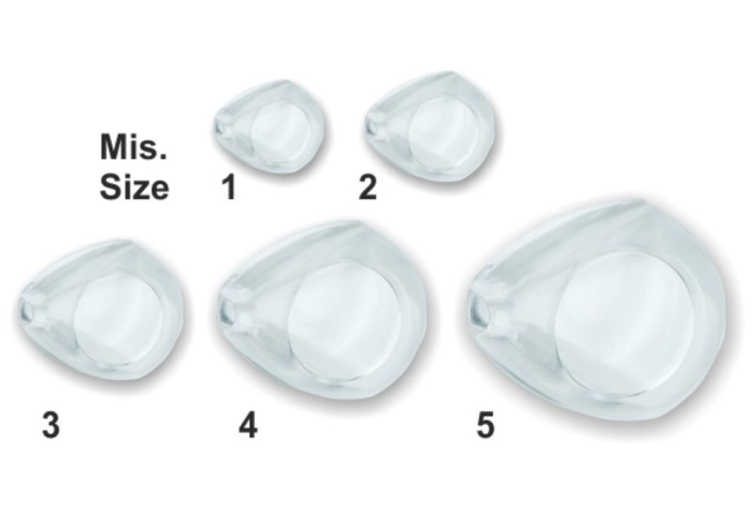 Stonfo Soft Streamer Fish Heads Clear